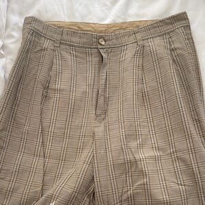 Vintage 90’s JFK Jr. vibe, Nautica ‘Rigger’ straight leg plaid pant size 33x30
